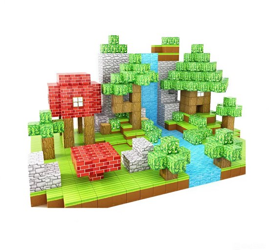Tilesminds - Magnetische blokken - Magnetic cubes - Magnetisch bouwspeelgoed - Magnetisch speelgoed - Magnetic tiles - Magneten speelgoed - Montessori speelgoed - Educatief speelgoed - Magnetische bouwstenen van Tilesminds