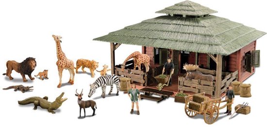 ToySets and Figures Braet Farm with Wild Animals van T