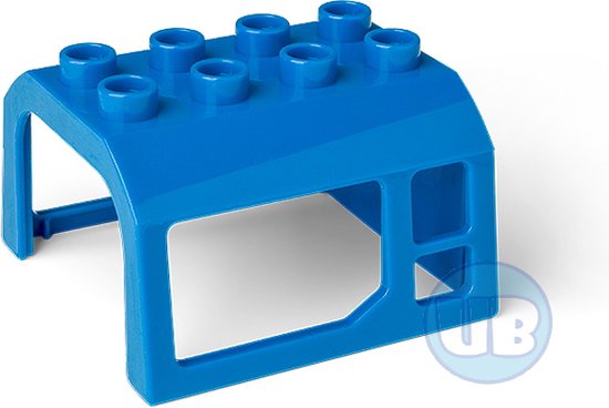 Trein cabine dak blauw van T