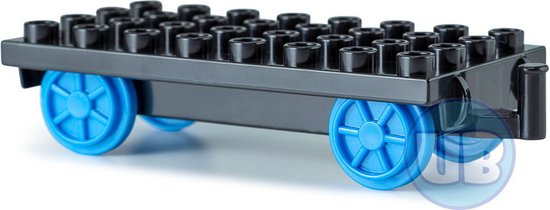 Trein Wagon Onderstel - Blauwe wielen van LEGO
