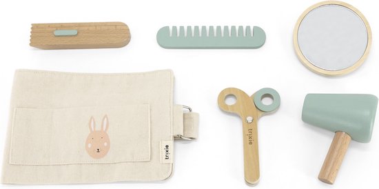 Trixie Houten Kappersset - Educatief speelgoed - Houten speelgoed - Pretend play van Trixie