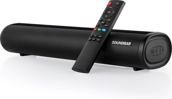 TV Soundbar met ingebouwde Subwoofer Surround Sound, Wireless 5.0 Bluetooth Device Streaming, GROTE afstandsbediening van LARKSOUND