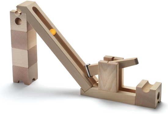 Uitbreidingsset Balansbaan voor Houten Knikkerbaan van Merkloos