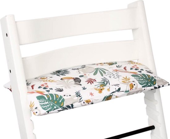 Ukje Zitkussen - Geschikt voor Stokke Tripp Trapp - Kussenset - Geplastificeerd - Wit Aap - Extra dik van Ukje
