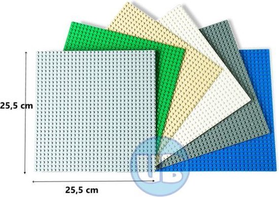 Uniblocks City Bouwplaat voordeelpakket 6-12 stuks | City | combineer met Lego bouwplaten | grondplaten 32x32 noppen | afmeting 25, 5 m x 25,5cm | wegen | stad | Geschikt voor LEGO | Uniblocks van Uniblocks