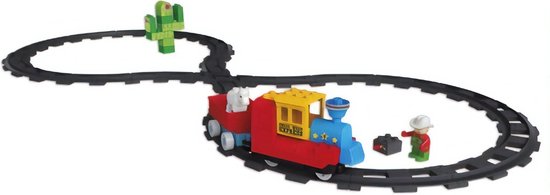 Unico Bouwpakket Treinrails 47-delig van Unico.