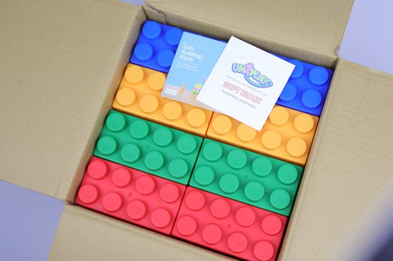 Uniplay zachte bouw blokken 120 stuks van Uniplay