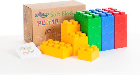 Uniplay zachte bouw blokken 24 stuks van Merkloos