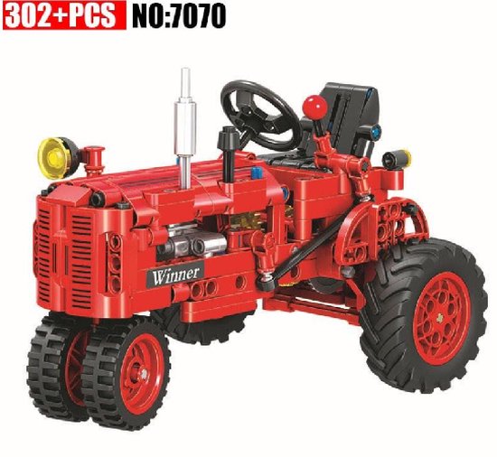 Useme - Technique 7070 - Tractor rood - Trekker - 302 Onderdelen van Useme