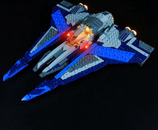 Verlichtingsset geschikt voor LEGO 75316 Mandalorian Starfighter van VER