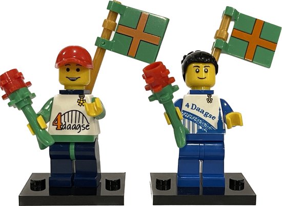 Vierdaagse poppetje combi groen - blauw dinsdag editie van Royal Goedewaagen