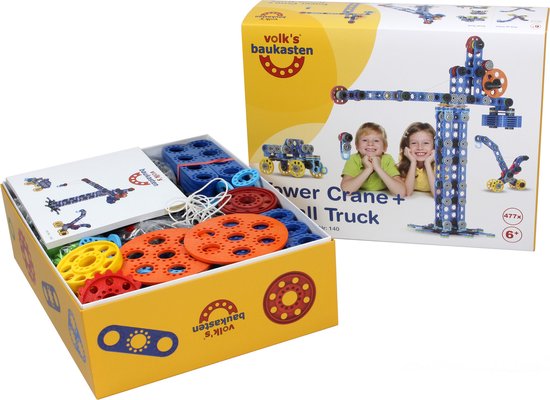 Volks Grote Torenkraan en Vrachtwagen van Playtive.