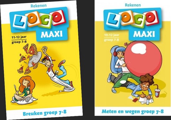 Voordeelset Loco Maxi: Breuken groep 7/8 + Meten en wegen groep 7/8 van Loco