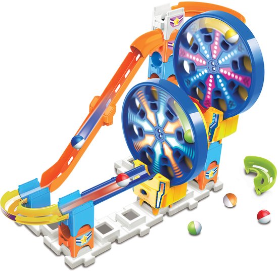 Vtech-Knikkerset - Marble Rush - Knikkerbaan - Expansion Kit Electronic - Fun Fair Set Circuit 26 Onderdelen Baan met Hellingen + 4 Jaar - Motorische vaardigheden - creativiteit van Merkloos