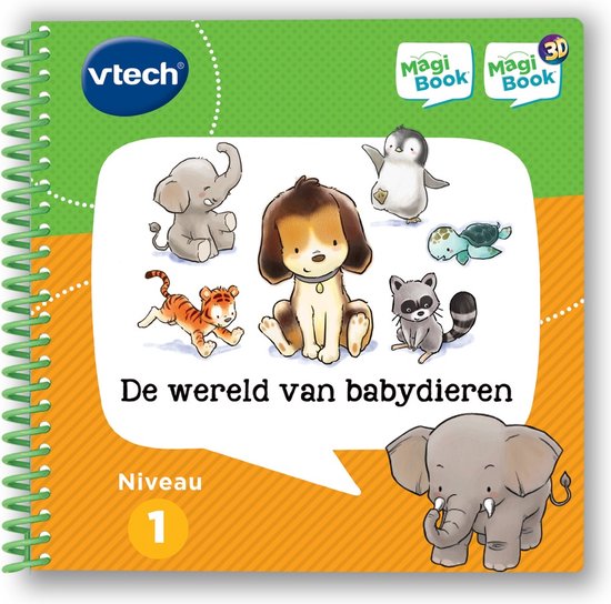 VTech MagiBook Activiteitenboek - De Wereld van Babydieren - Educatief Speelgoed - Niveau 1 - 2 tot 5 Jaar van Merkloos