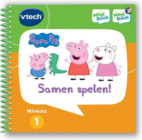 VTech MagiBook Activiteitenboek Peppa Pig - Cadeau - Samen Spelen! - Educatief Speelgoed - Niveau 1 - 2 tot 5 Jaar van Merkloos