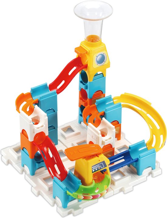 VTech Marble Rush Discovery Set XS100 - Speelgoed Knikkerbaan - Educatief - 30 Onderdelen - Inclusief 3 Knikkers - Vanaf 4 Jaar van VTech