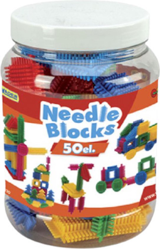 Wader Bouwpakket needle Blocks Junior 50-delig van Wader
