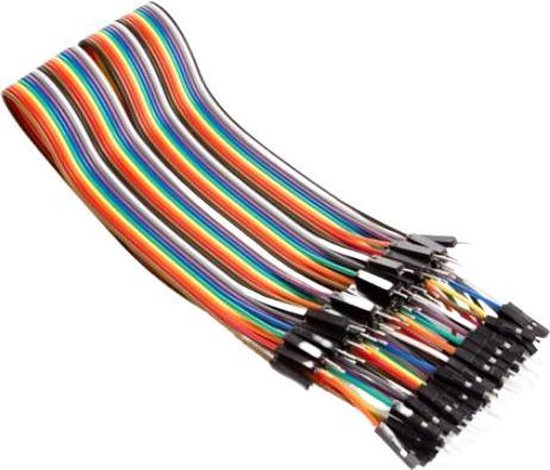 Whadda 40-polige Draadbrug 30 Cm Pvc/koper Man/man van Whadda