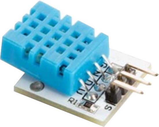 Whadda Digitale Temperatuur- En Vochtsensor Dht11 Staal Blauw van Merkloos