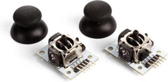 Whadda Joystick-module Xy 47 X 25 X 32 Mm Staal Zwart 2 Stuks van Whadda