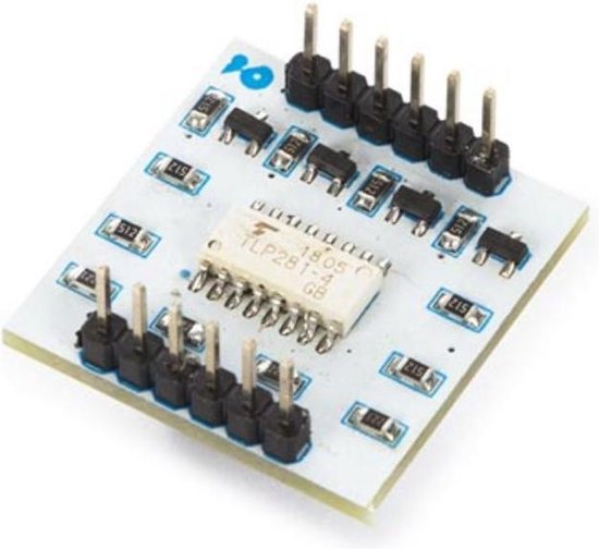 Whadda Optocoupler Breakout-board Tlp281 Voor Arduino Grijs van Merkloos