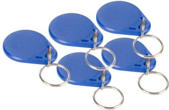 Whadda Rfid-badges 3,5 X 2,8 X 0,6 Cm Blauw 5 Stuks van Merkloos