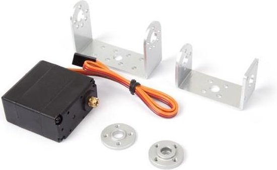 Whadda Servomotor Dubbele As 270° 40 X 40,5 Mm Zwart/zilver van Merkloos