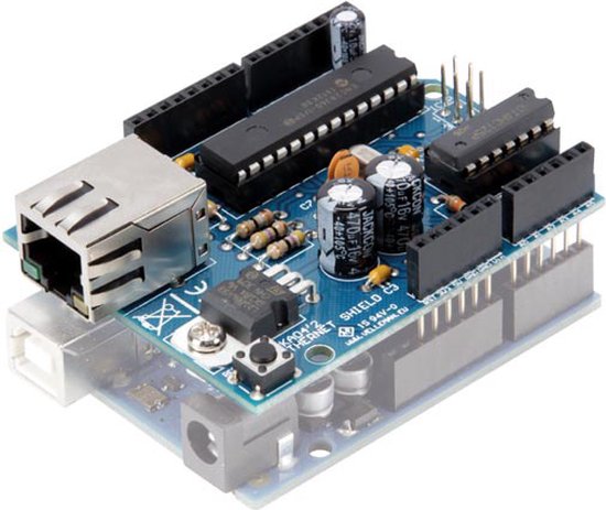 Whadda Shield Ethernet Arduino 68 X 53 Mm Blauw/zwart van Whadda
