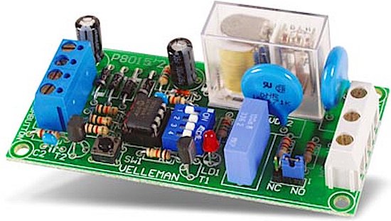 Whadda Soldeerkit, multifunctionele relaismodule van Whadda