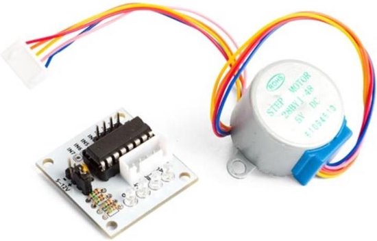 Whadda Stappenmotor 5-vdc Uln2003-driver 35 X 32 X 10 Mm Staal van Whadda