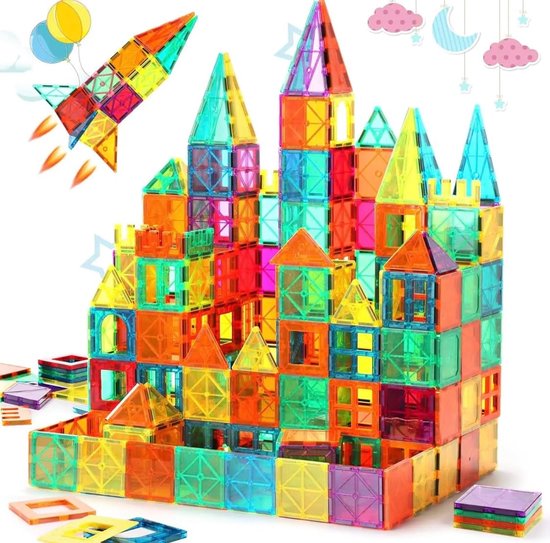 Wonder Toys 64-delige magnetische blokken set van Magneto.