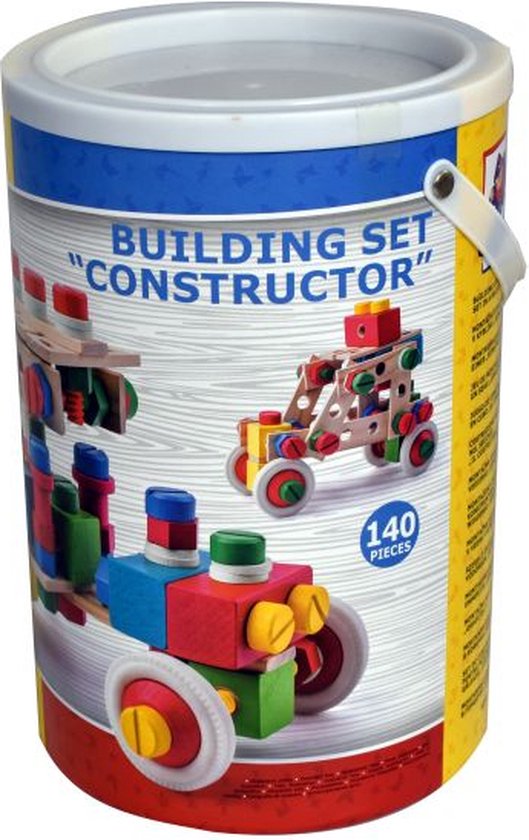 Woody Woody Constructorset 140 dlg ton 90895 van Woody