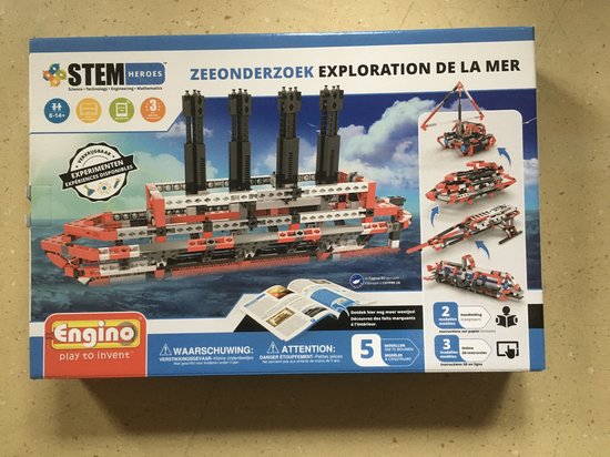 Zeeonderzoek - bouwdoos 5 modellen van Engino