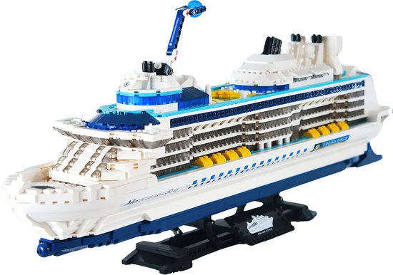 Zhe Gao Cruiseschip | Classic creator boot | Technic ideas | STEM educatief speelgoed bouwpakket niet compatibel met lego mould king sluban mega bloks | Cruise schip modelbouw voor volwassenen & kinderen | 2428 bouwstenen | Vaderdag cadeau van Zhe Gao
